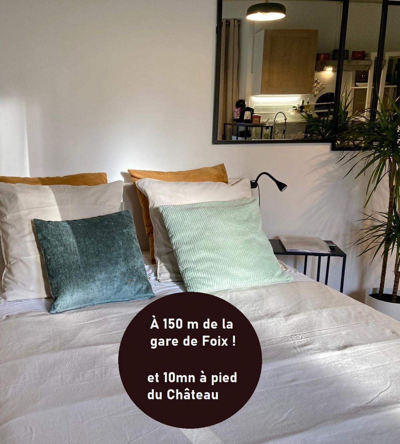Aux 4 Logis Appart-Hotel - Studio Le City - Petit Dejeuner Inclus 1Ere Nuit Foix Dış mekan fotoğraf